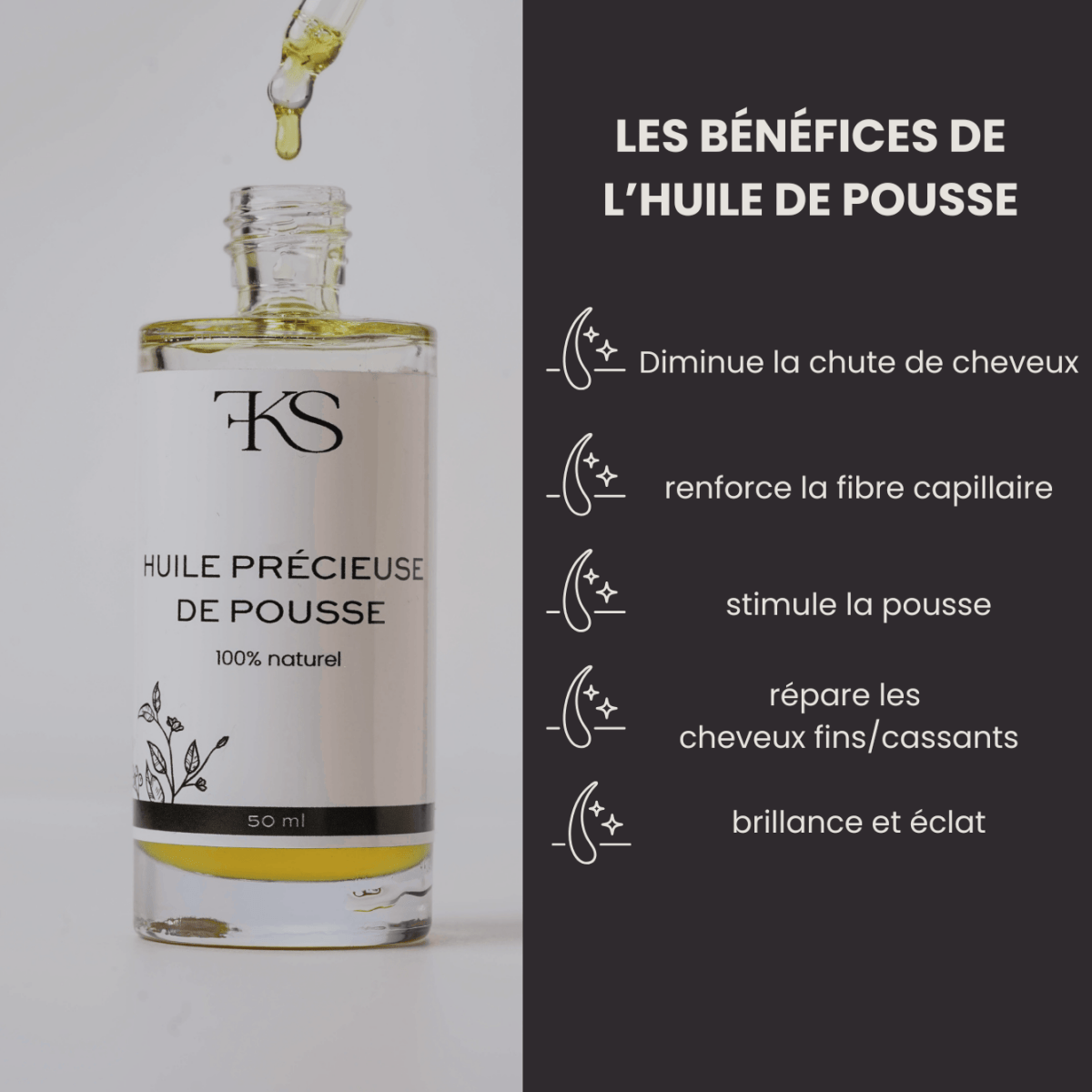 Le Coffret Rituel Pousse Homme (cheveu et barbe) - FKsecret
