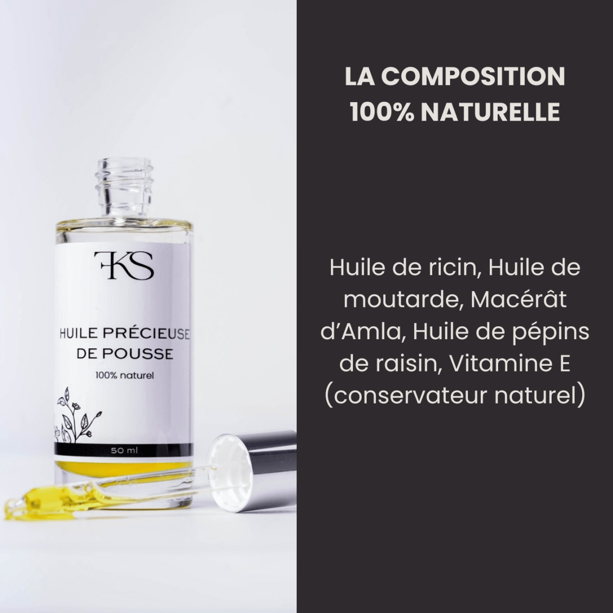 Le Coffret Rituel Pousse Homme (cheveu et barbe) - FKsecret