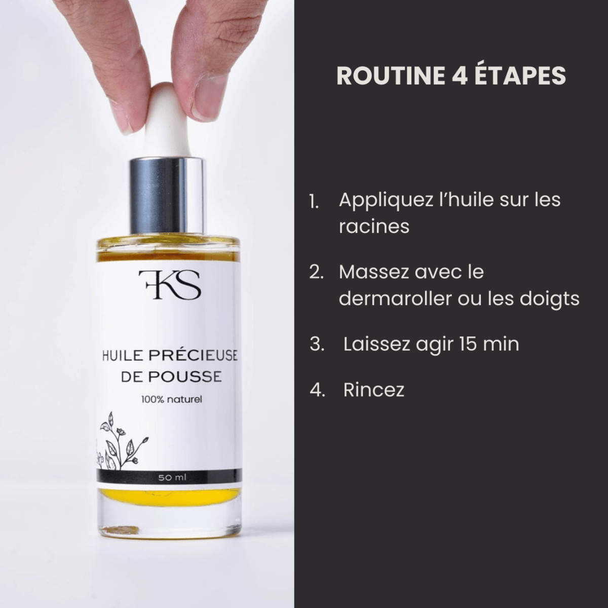 Le Coffret Rituel Pousse Homme (cheveu et barbe) - FKsecret