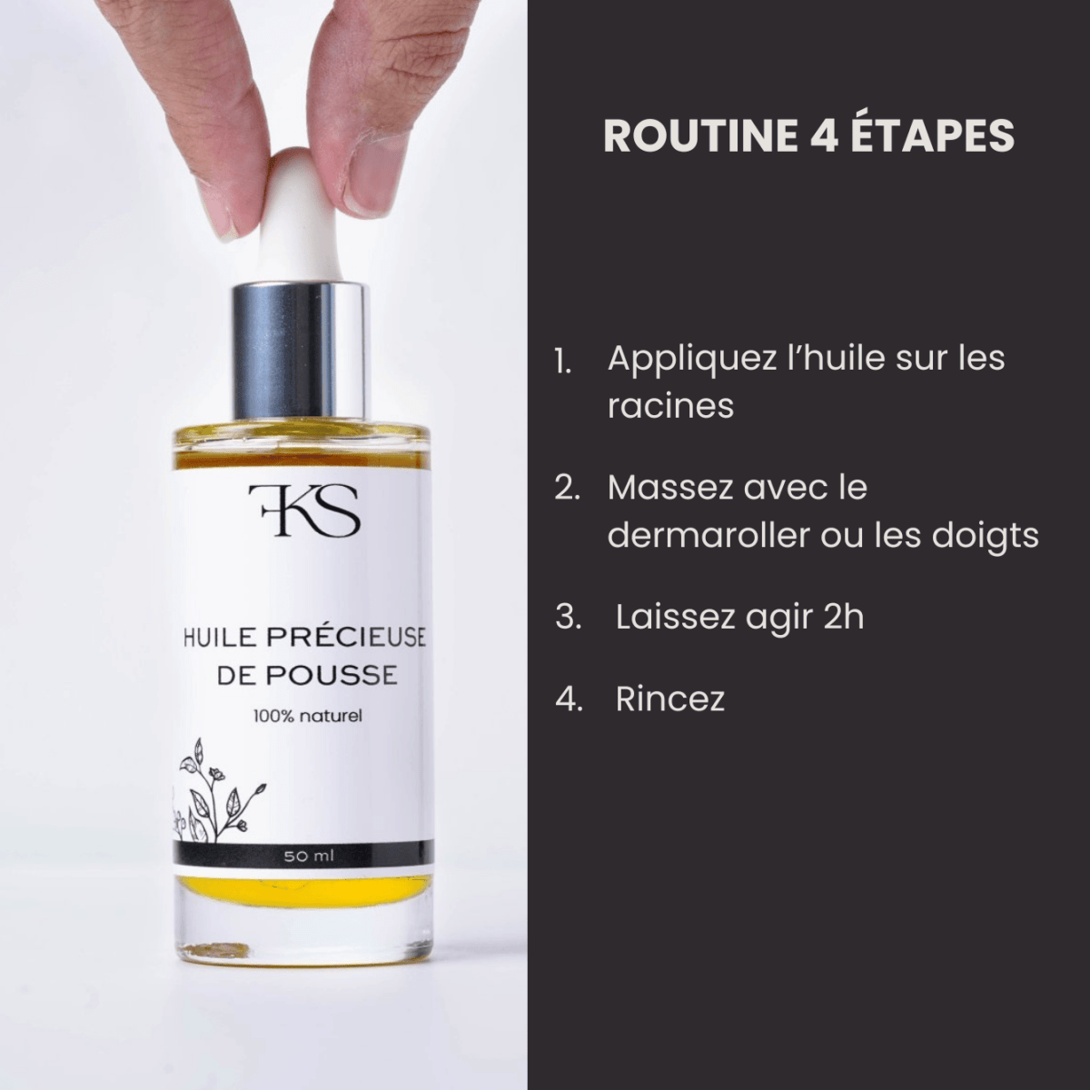 Le Coffret Rituel Pousse Homme (cheveu et barbe) - FKsecret